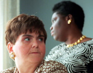 Photo of Elaine Wilson and Lois Curtis