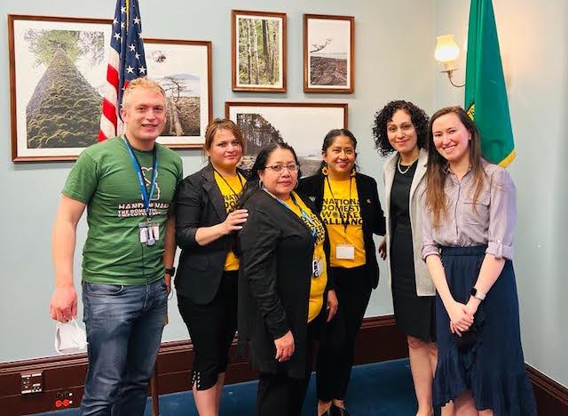 Group photograph in Senator Murray's office