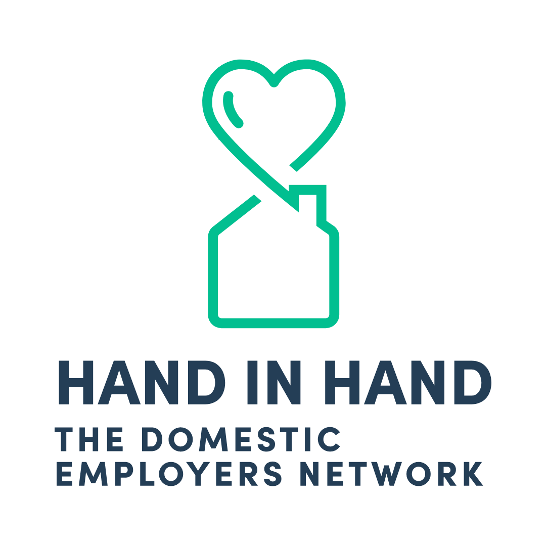 Hand In Hand  Hand in Hand is a national network of employers of nannies,  housecleaners and home attendants working for dignified and respectful  working conditions that benefit the employer and worker